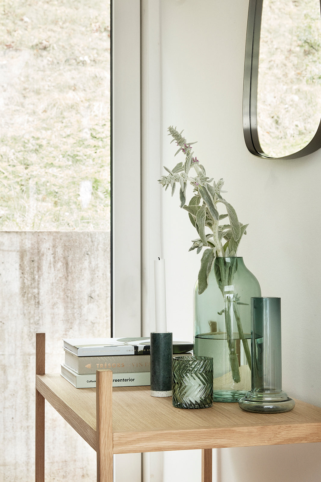 Bibliotek Bokhylla Liten Natur - 80x45xh90cm