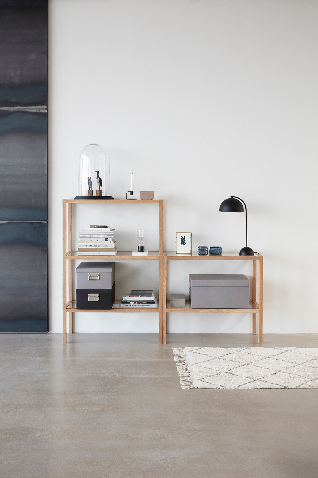 Loft ram stående mässingsfärg - 13xh18cm