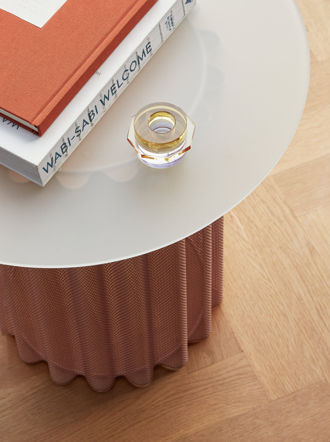 Kioskljusstakar Gul/Lila (set om 2) - ø6xh4cm