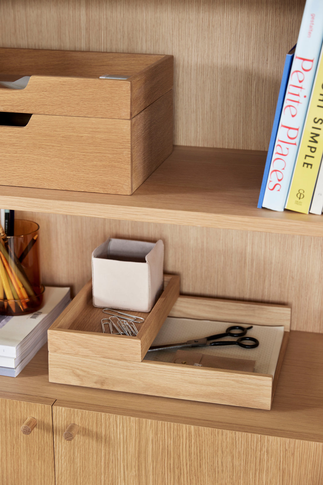 Obs Lagring Box Nature (uppsättning av 2) - 35x24xh5, 35x24xh10cm