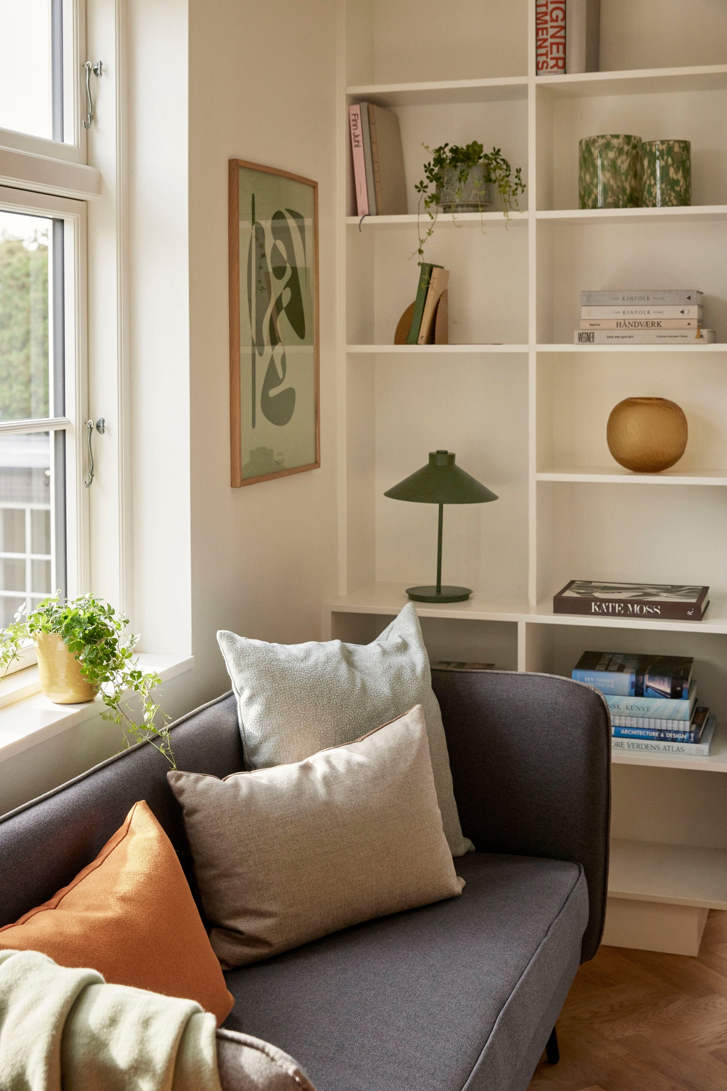 Luce Ljusstake Grön (set med 2) - ø13xh18, ø16xh20cm