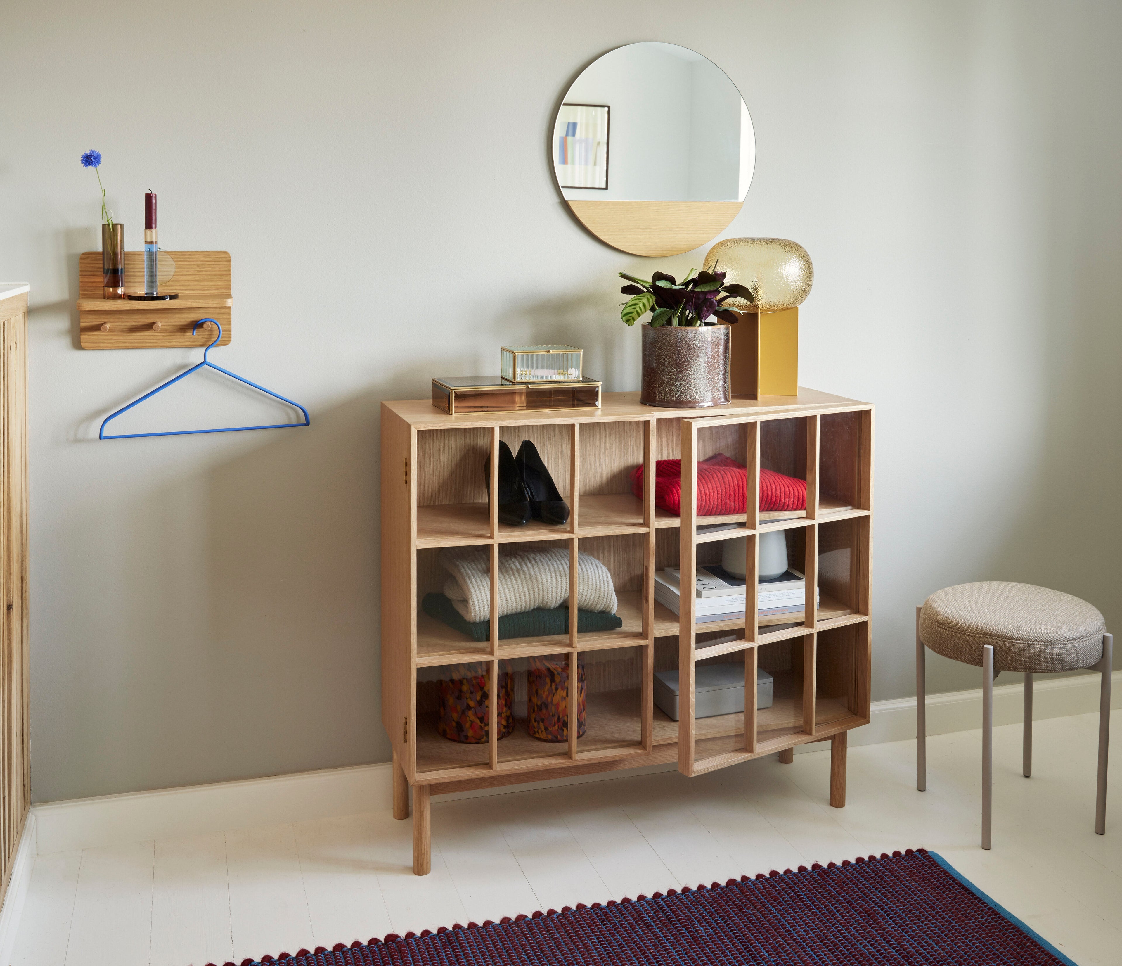 Crescent Wall Mirror Rund Nature - ø50cm