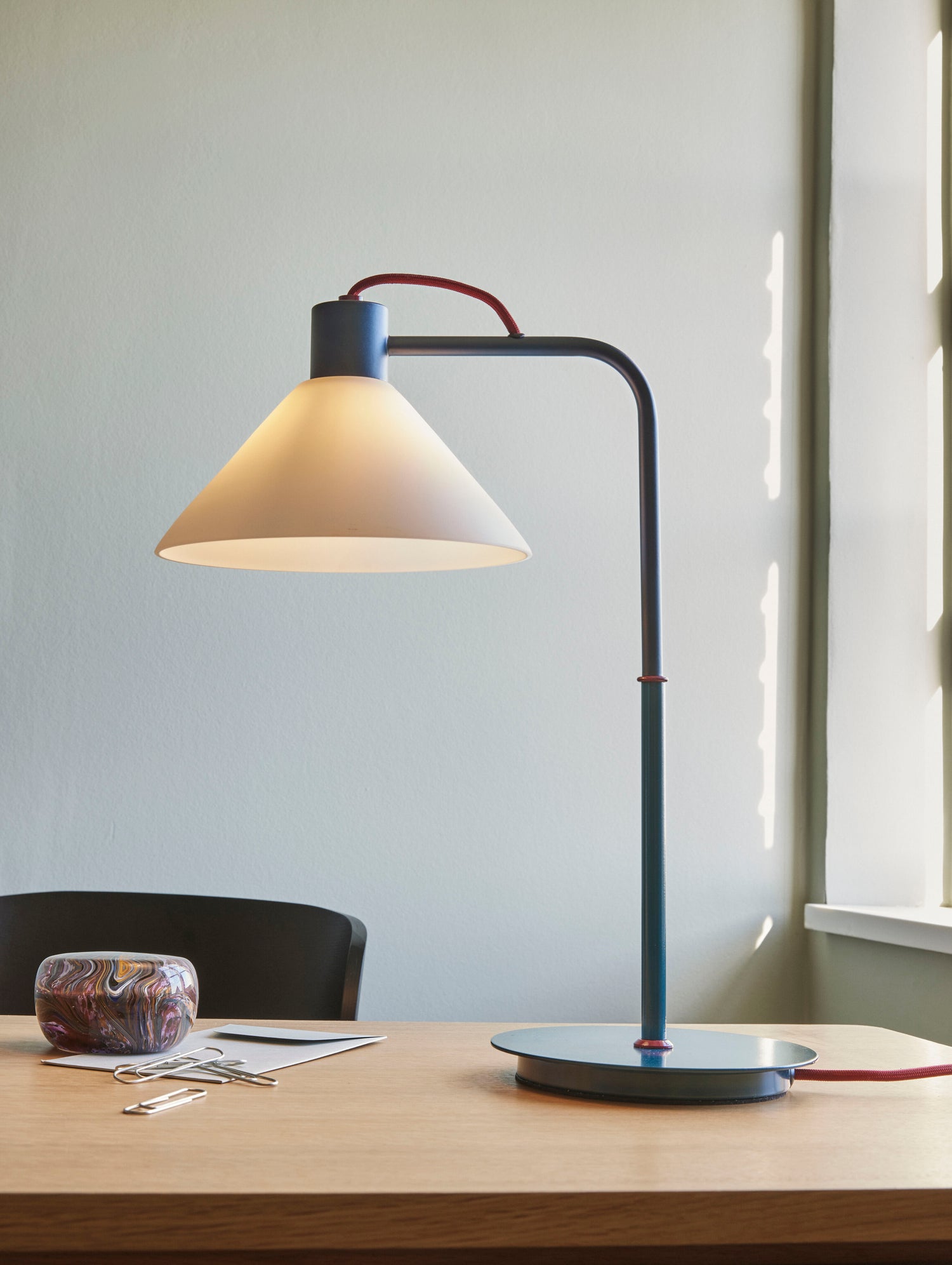 Spot Table Lamp Blue - Ø37X22XH44CM, E27