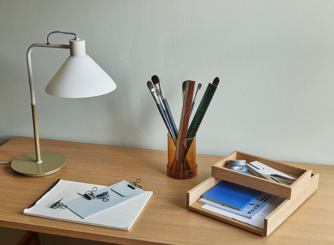 Spotbordslampa Khaki - Ø37x22xh44cm, E27