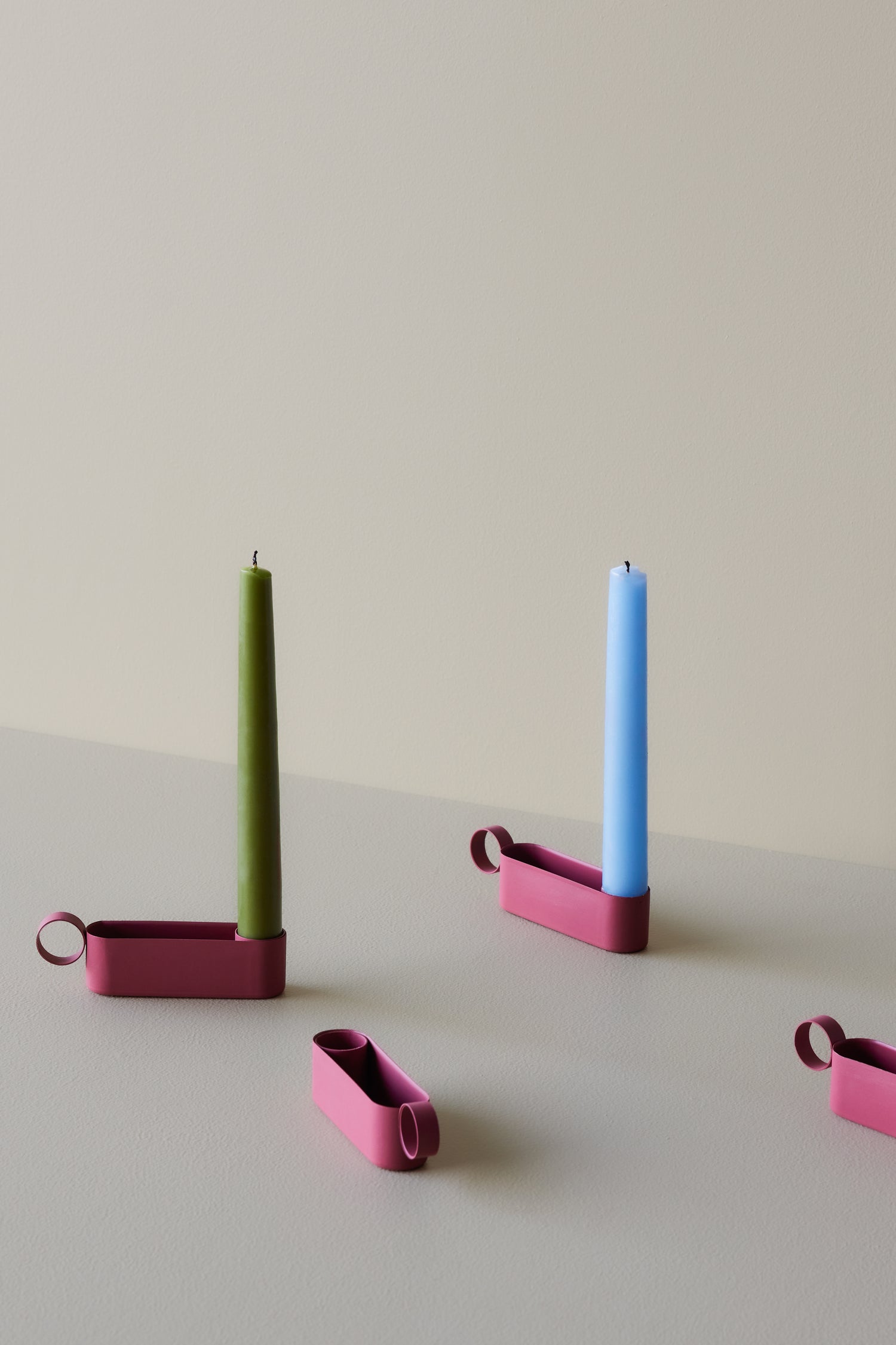 Emosh Ljusstake Burgundy - 13x3xh4cm