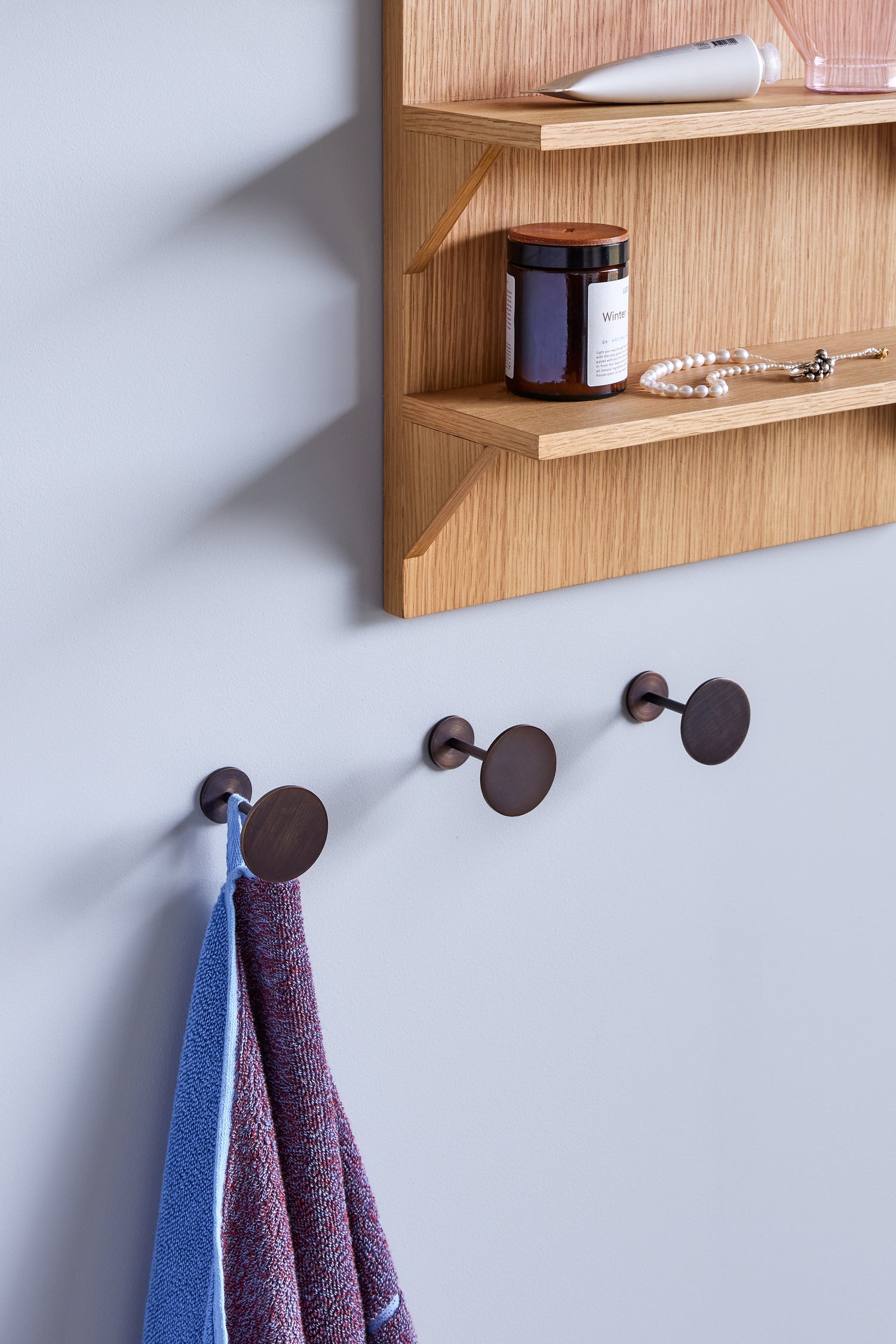 Flare Krok Burnished Mässing - ø5xh6cm