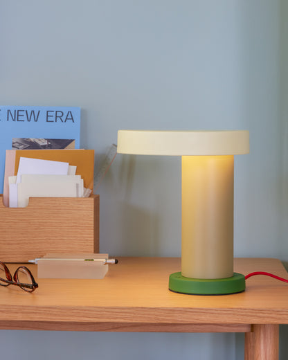 Magic Table Lamp Green/Olive Green - Ø20x H25cm, LED