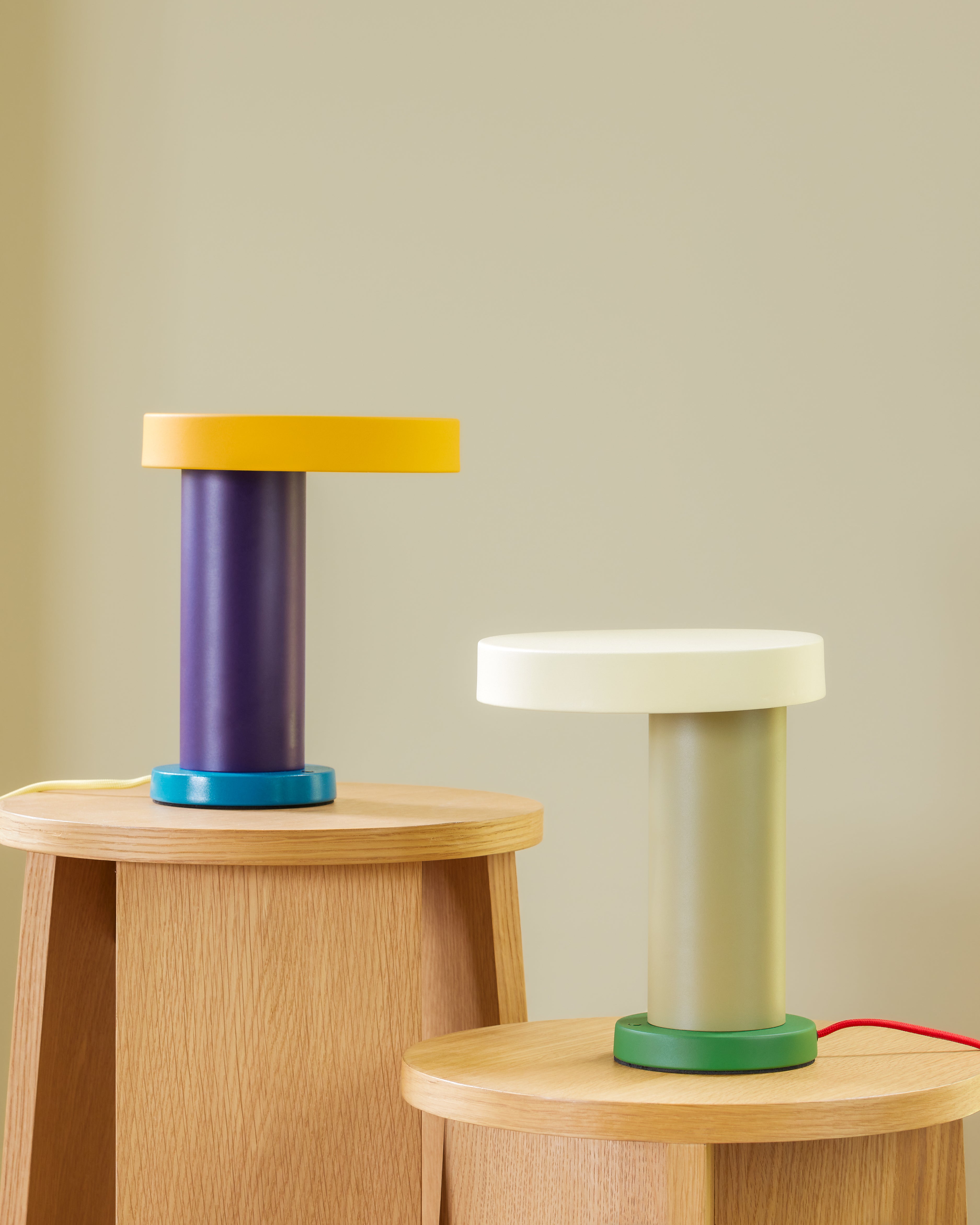 Magic Table Lamp Green/Olive Green - Ø20x H25cm, LED