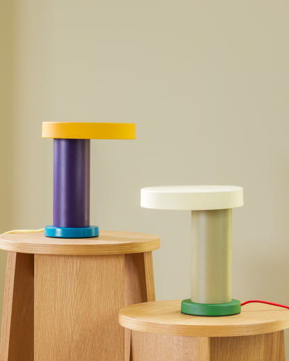 Magic Table Lamp Green/Olive Green - Ø20x H25cm, LED