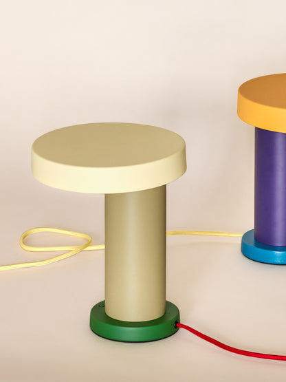 Magic Table Lamp Green/Olive Green - Ø20x H25cm, LED