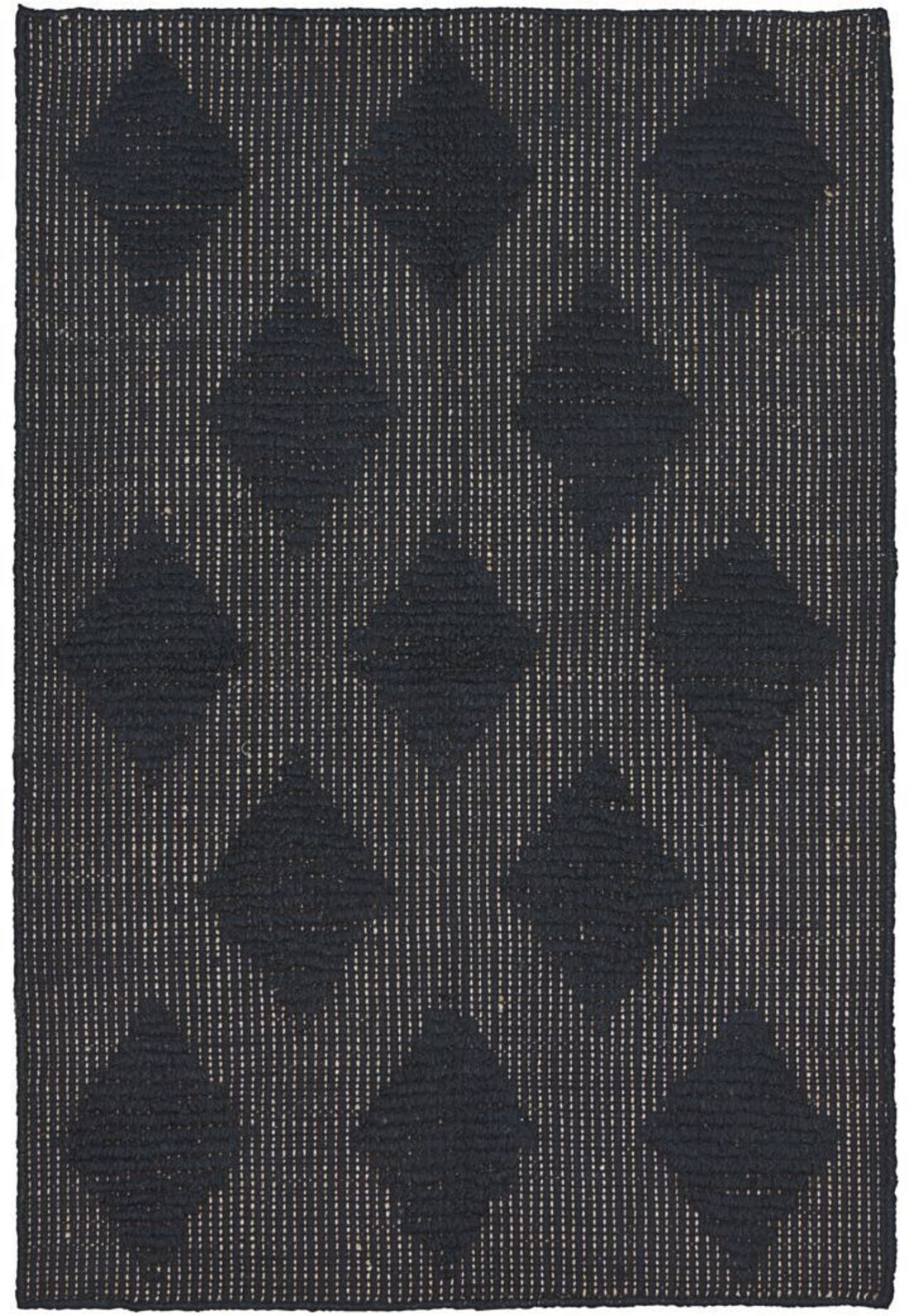 House Doctor Cubie Rug 85x130 cm, svart