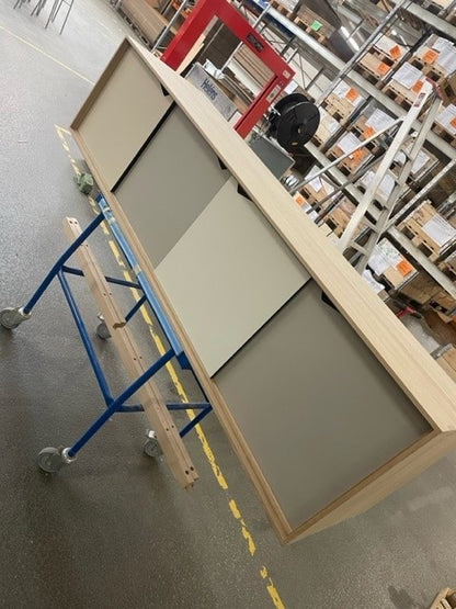 Utställningsmodell - Andersen Furniture - S1 Sideboard - L200XD50XH68 CM - EK/SOAP med mångfärgade dörrar