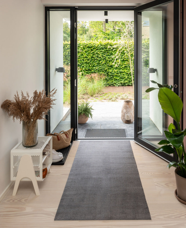 TÆPPE/MÅTTE 90 x 200 cm - UNI COLOR/STEELGREY - Tica Copenhagen - DesignGaragen.dk