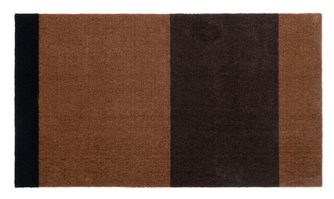 NYHED - STRIPES HORISONTAL - Cognac/Dark Brown/Black - Tica Copenhagen - DesignGaragen.dk