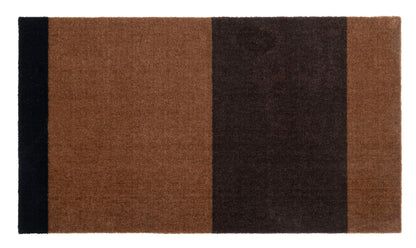 NYHED - STRIPES HORISONTAL - Cognac/Dark Brown/Black - Tica Copenhagen - DesignGaragen.dk