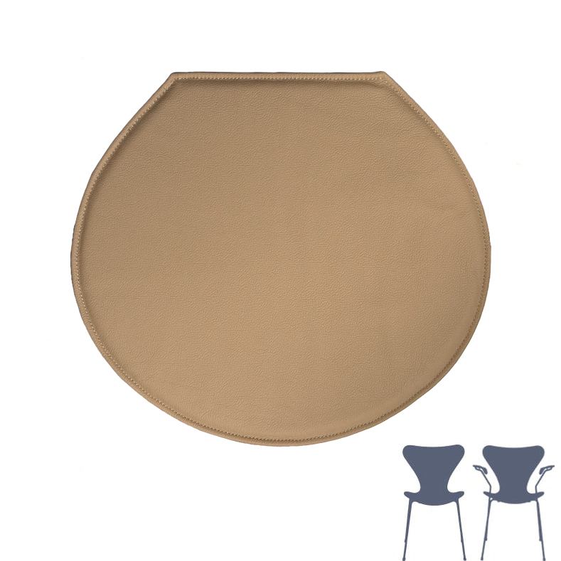 Lyxkudde till A.J. Sju (3107 + 3207) i sandfärgad läder