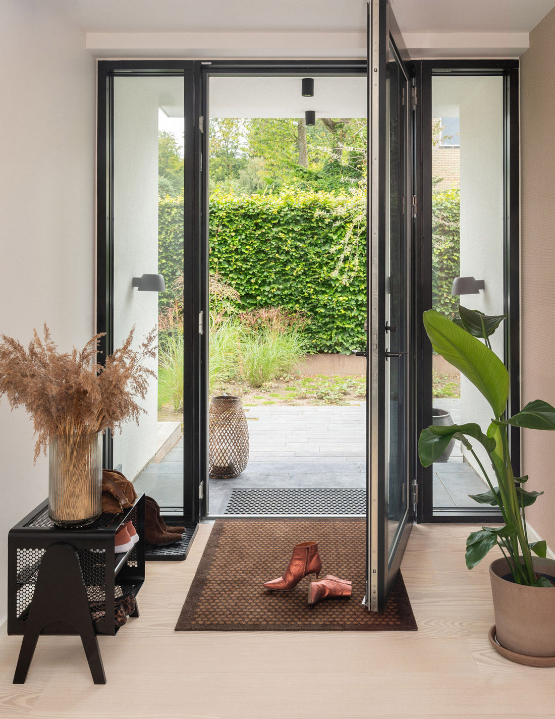 NYHED - TÆPPE/MÅTTE 90 x 130 CM - DOT/COGNAC-DARK BROWN - Tica Copenhagen - DesignGaragen.dk