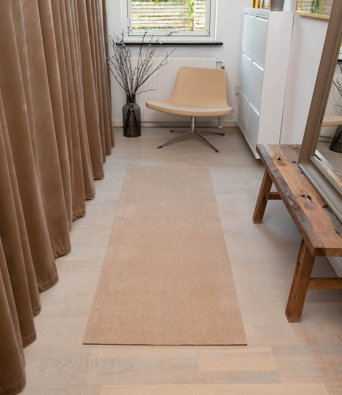 TÆPPE/MÅTTE 67 x 200 CM - UNI COLOR/IVORY - Tica Copenhagen - DesignGaragen.dk