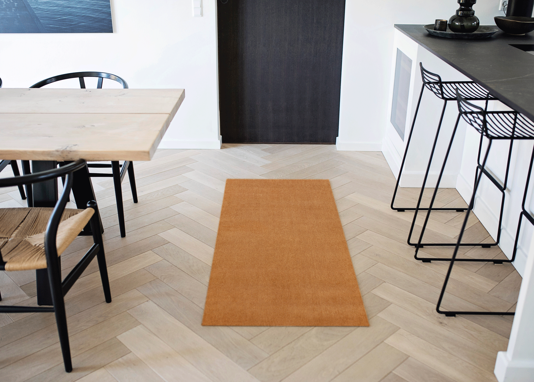 TÆPPE/MÅTTE 67 x 150 CM - UNI COLOR/DIJON - Tica Copenhagen - DesignGaragen.dk