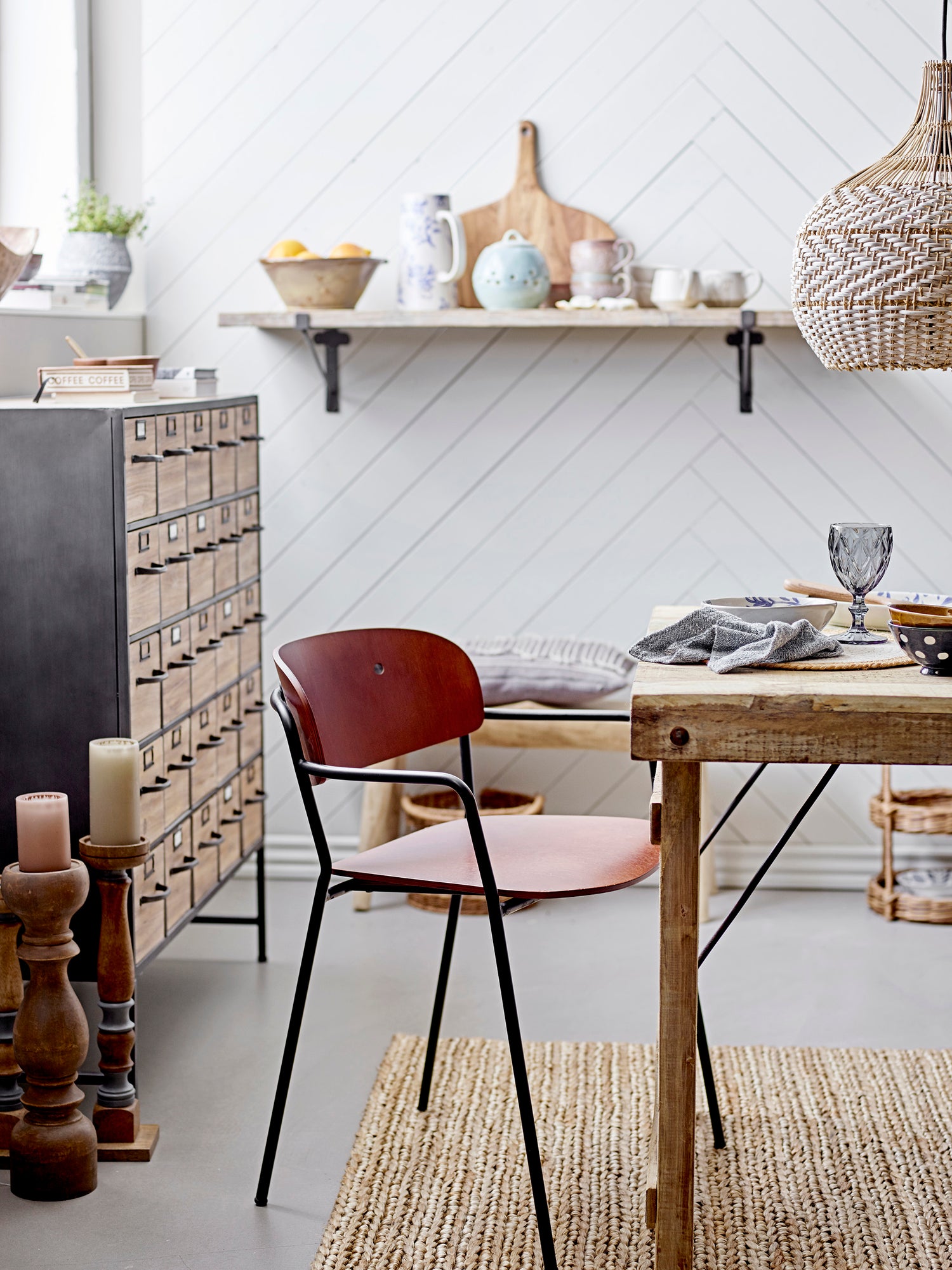 Piter Spisebordsstol, Brun, Krydsfiner - CREATIVE COLLECTION - DesignGaragen.dk