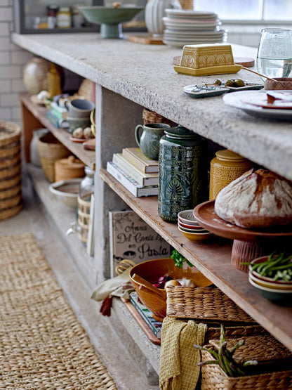 Bloomingville Rani Smørboks, Gul, Stentøj - Bloomingville - DesignGaragen.dk