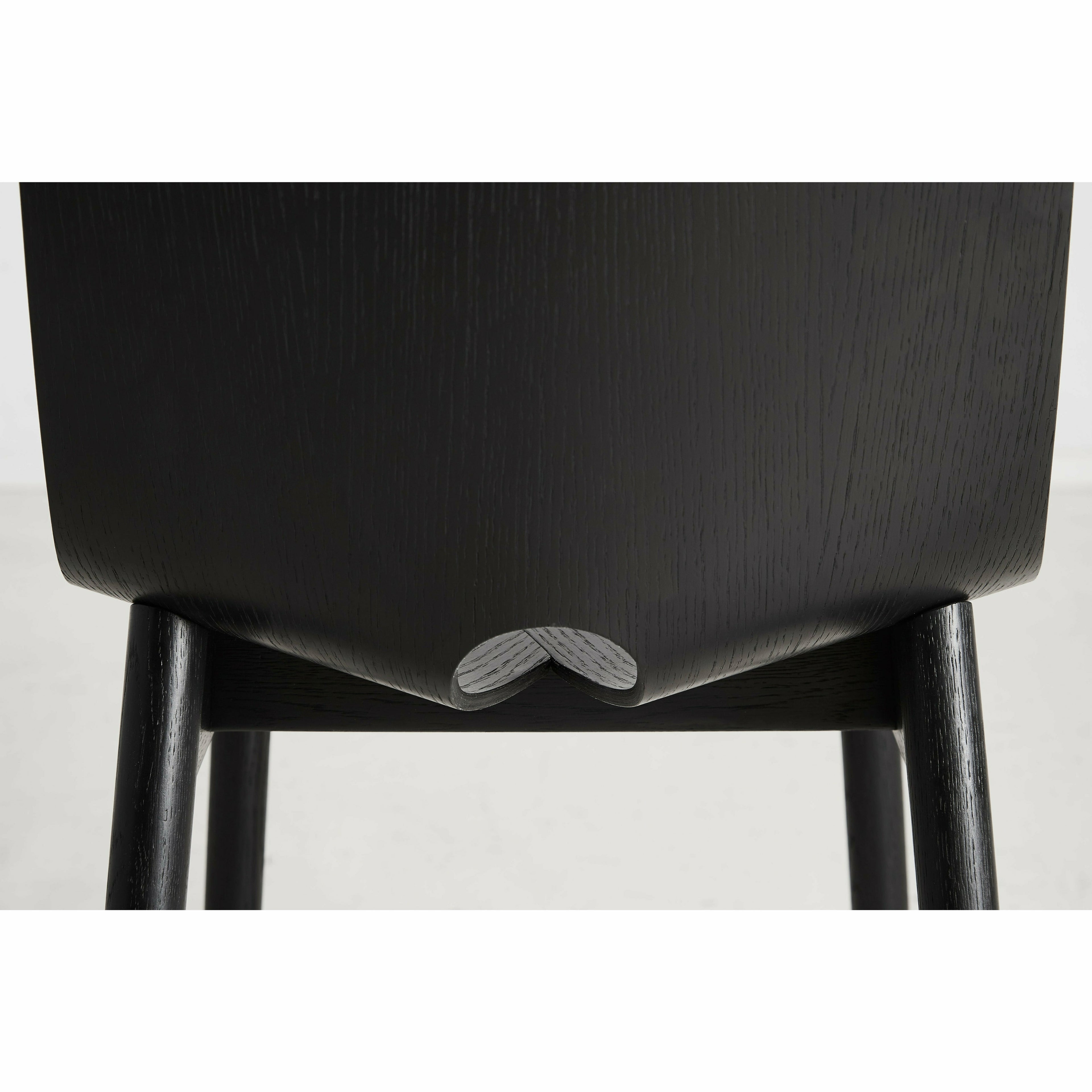 Woud - mono matstol - svart