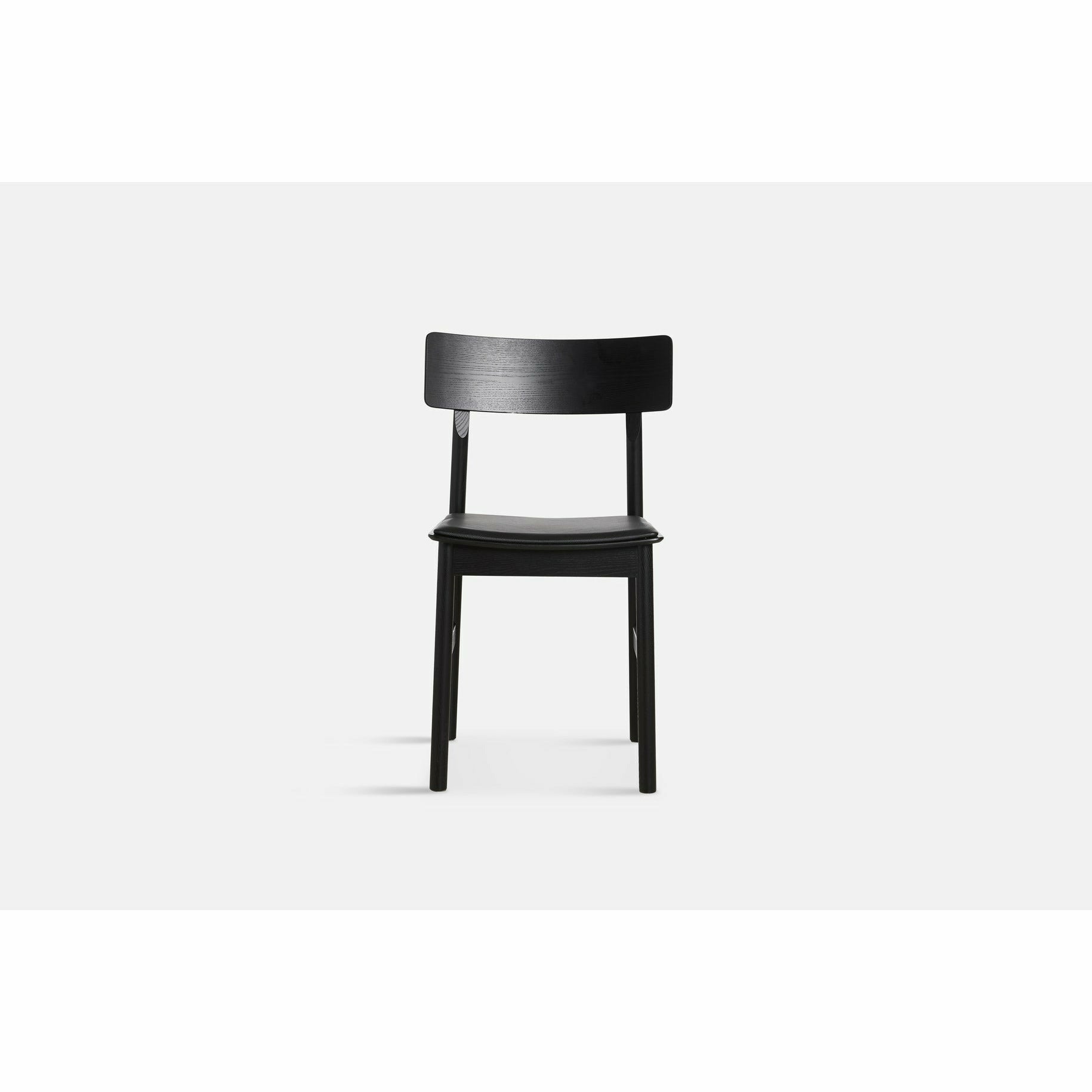 Woud - paus matsstol 2.0 - svart w/läder