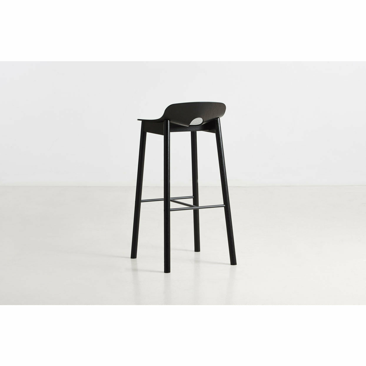 Woud - mono barstol - svart