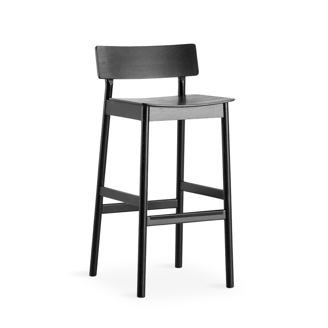 WOUD - Pause bar stool 2.0 - Black - WOUD - DesignGaragen.dk