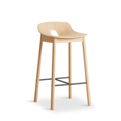 Woud - Mono Counter Chair - White Pigmentered Oak