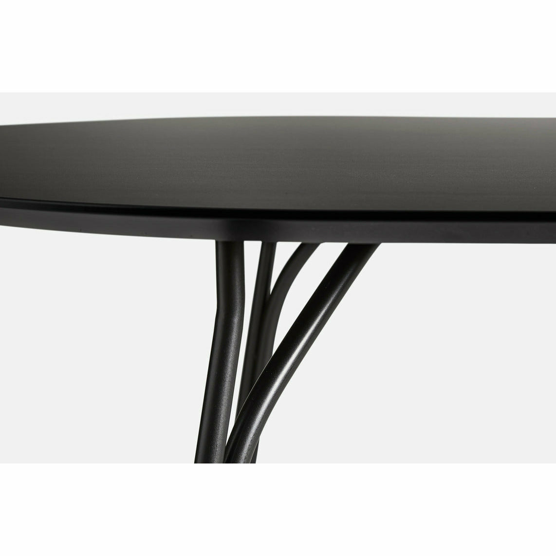 WOUD - Tree dining table (120 cm) - Charcoal black/black - WOUD - DesignGaragen.dk