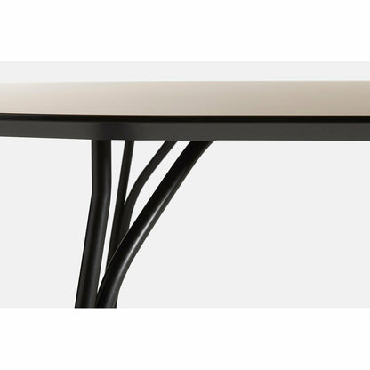 Woud - Träd matbord (90 cm) - beige/svart