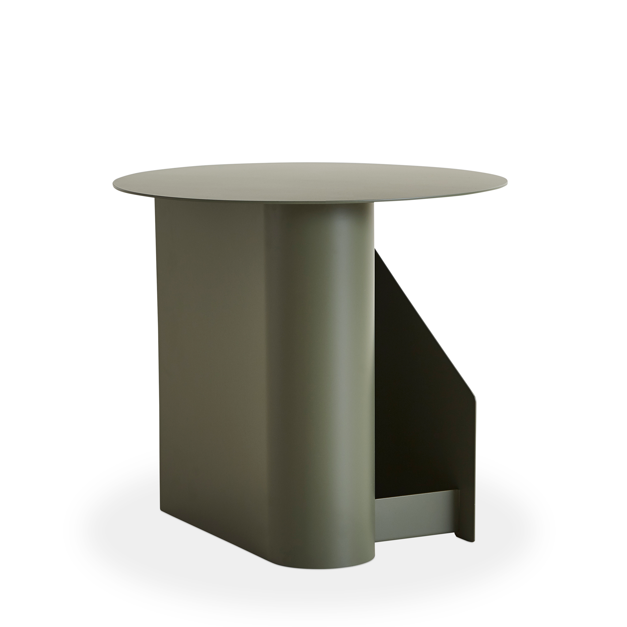 WOUD - Sentrum side table - Dusty green - WOUD - DesignGaragen.dk
