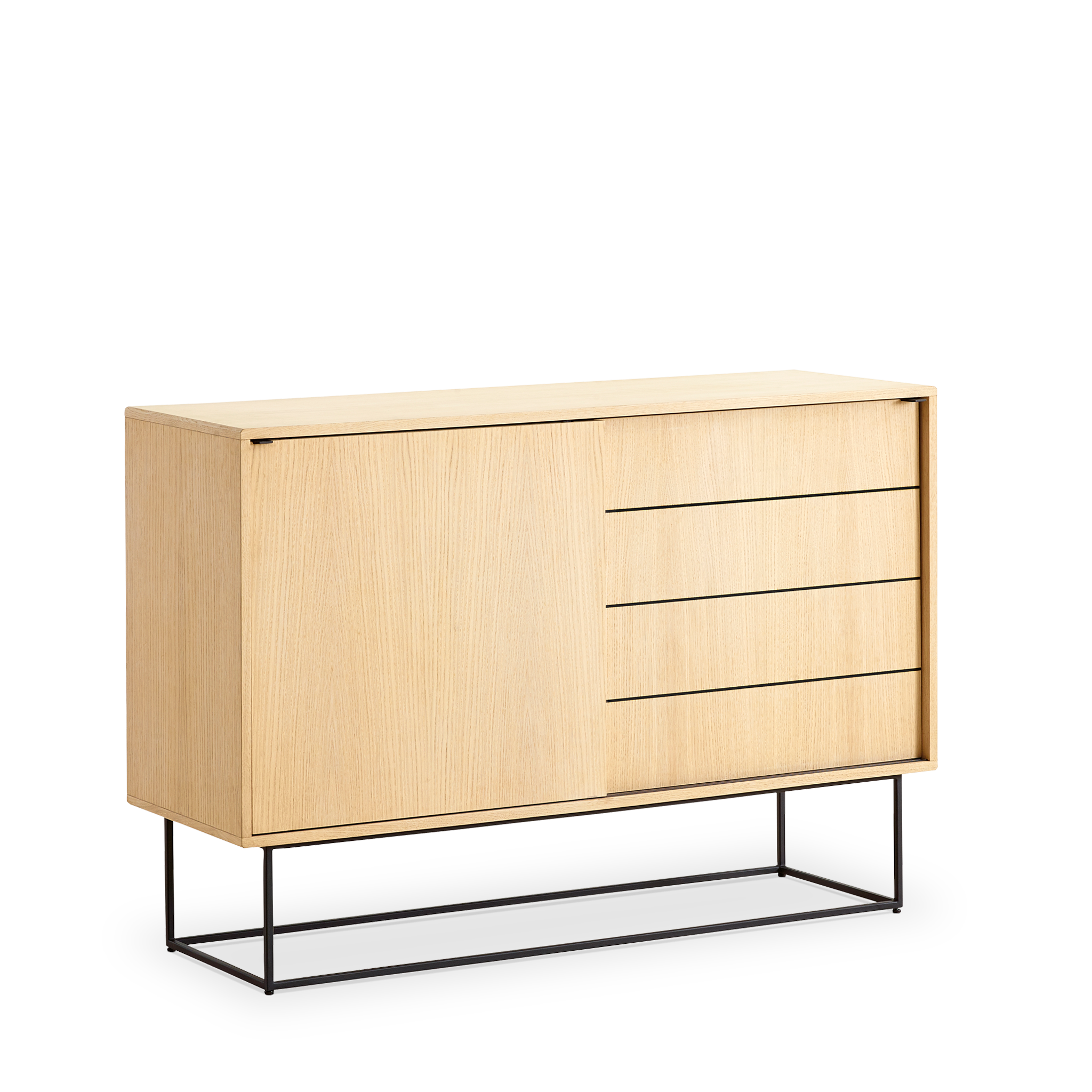 Woud - Virka sideboard (hög) - ek