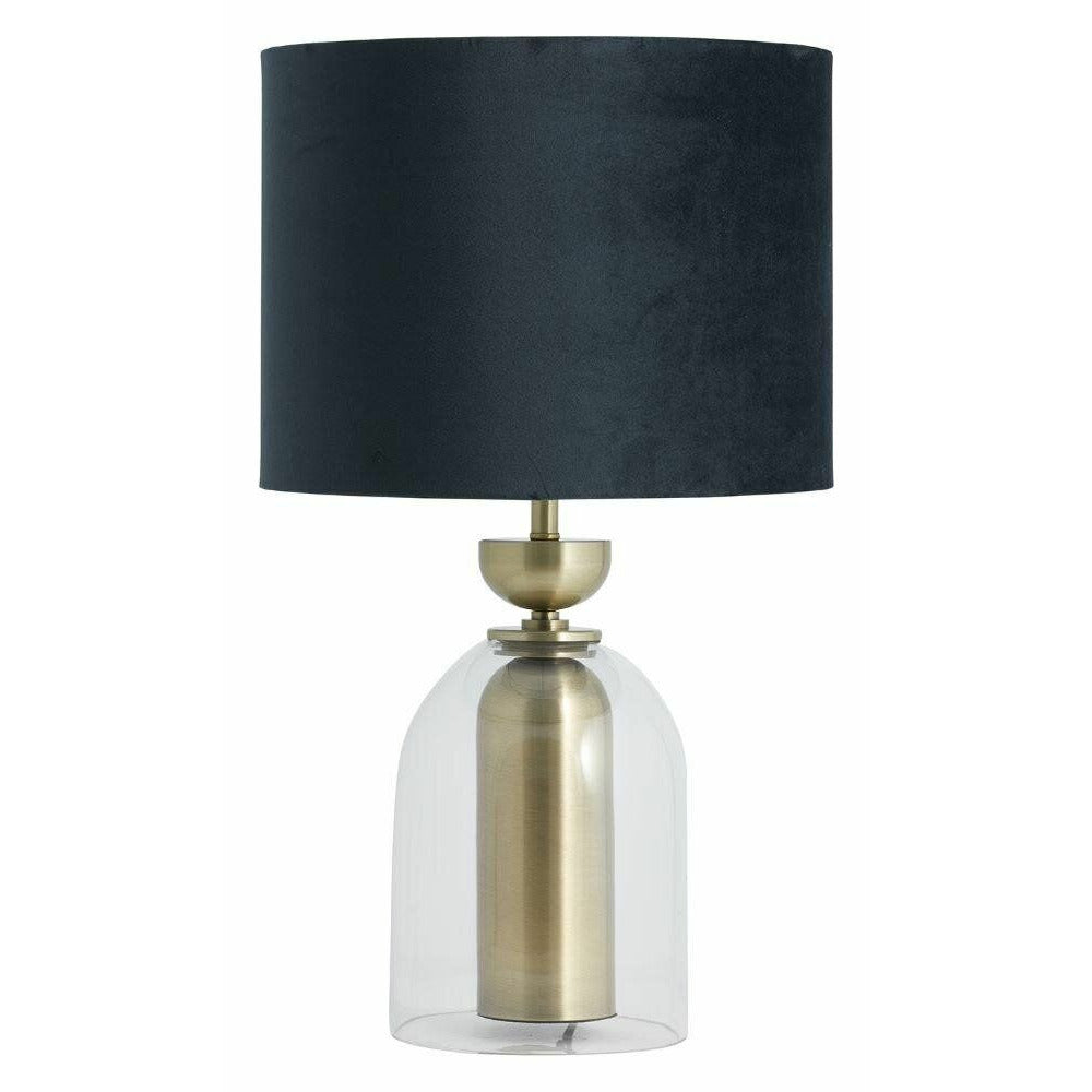 Nordal GALAXY bordslampa / lampfot i glas och metall - h39 cm