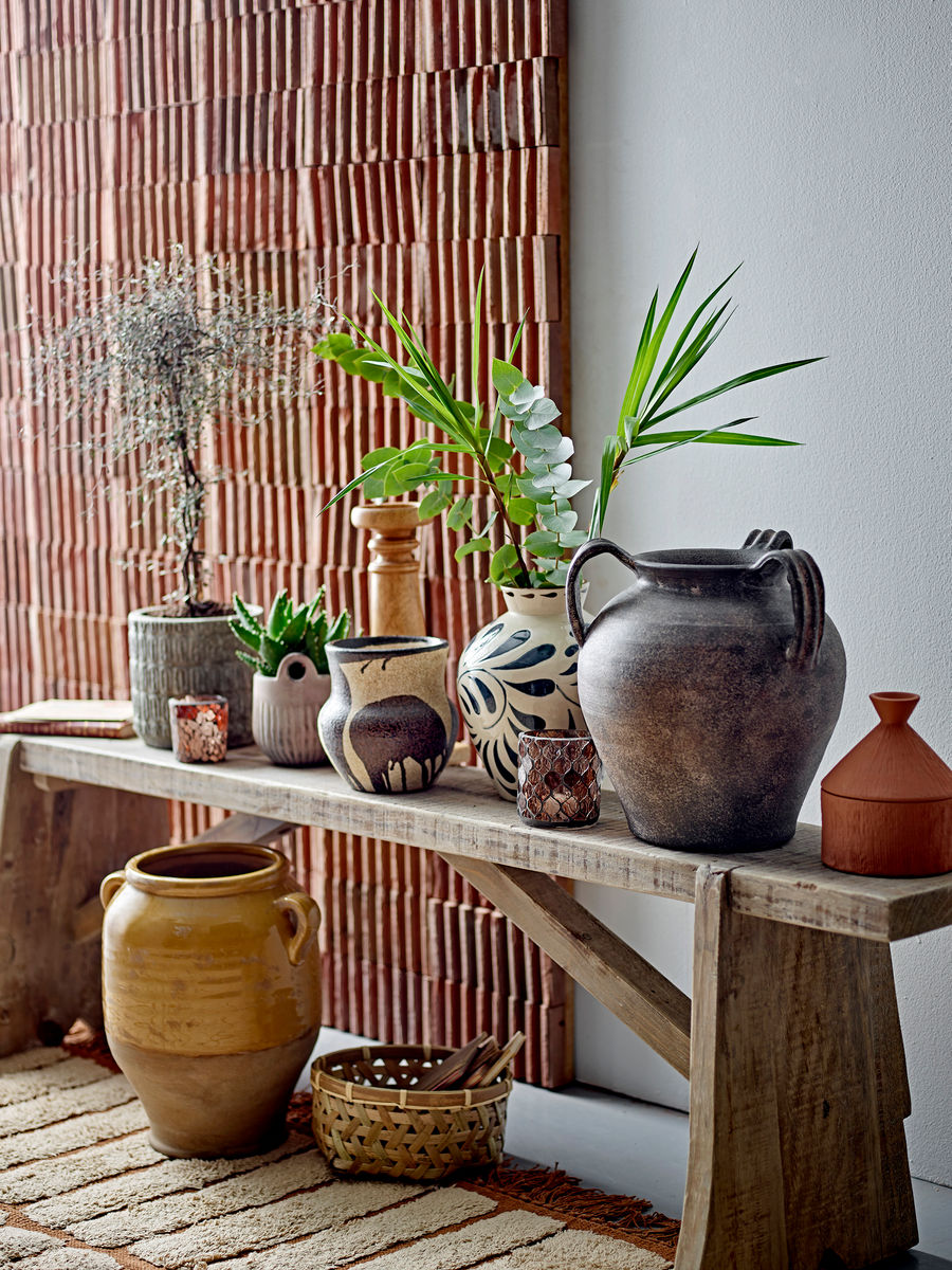 Bloomingville Benas Deko Urtepotte, Grå, Beton - Bloomingville - DesignGaragen.dk