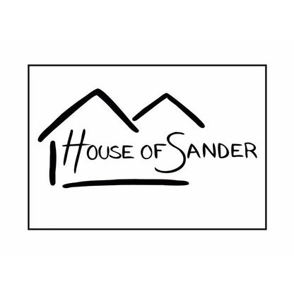 House of Sander Ovalt bordsunderlägg // Mörkgrå PU - HARD