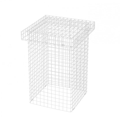 Kalager designtrådpall, vit