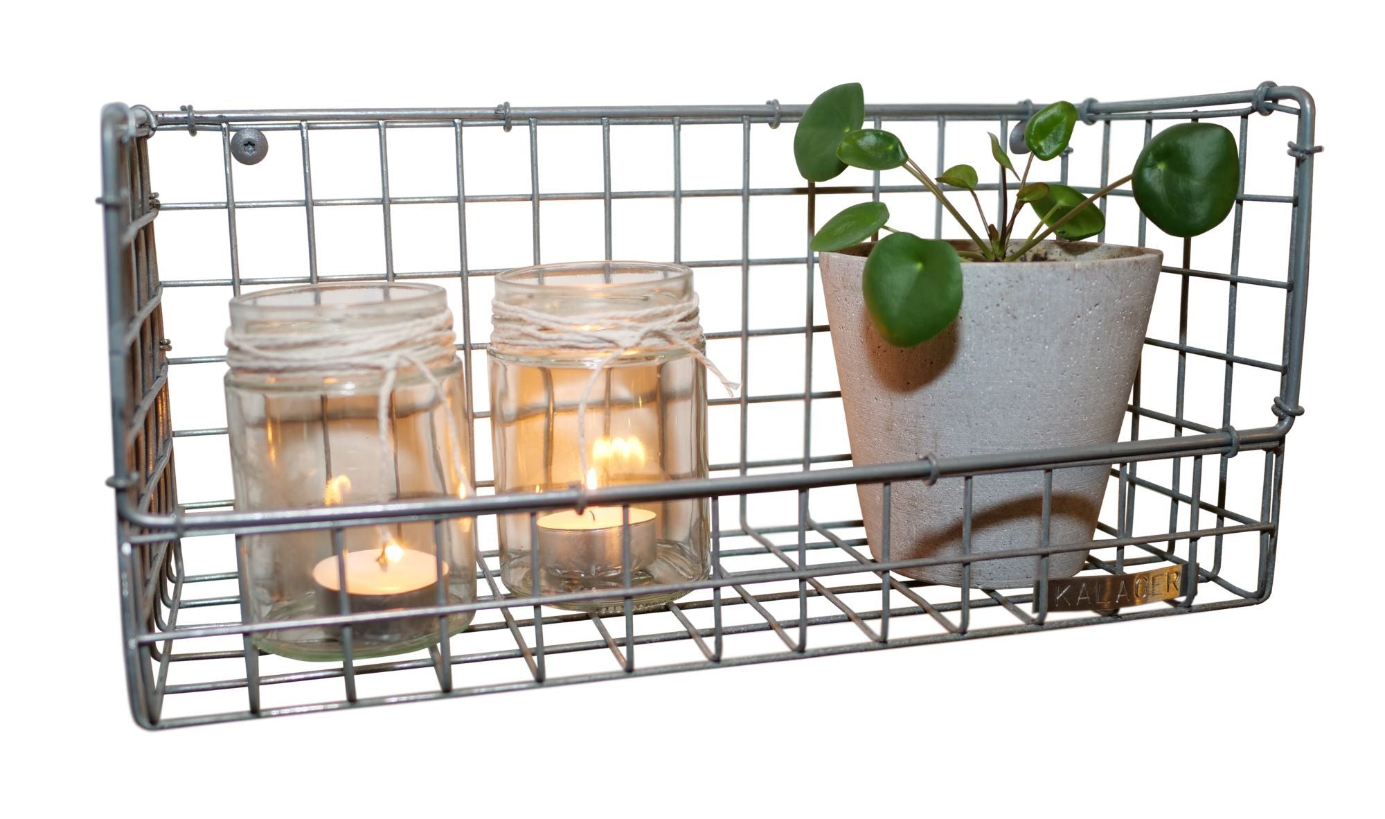 Kalager Design UTOMHYLLA, medium, svart