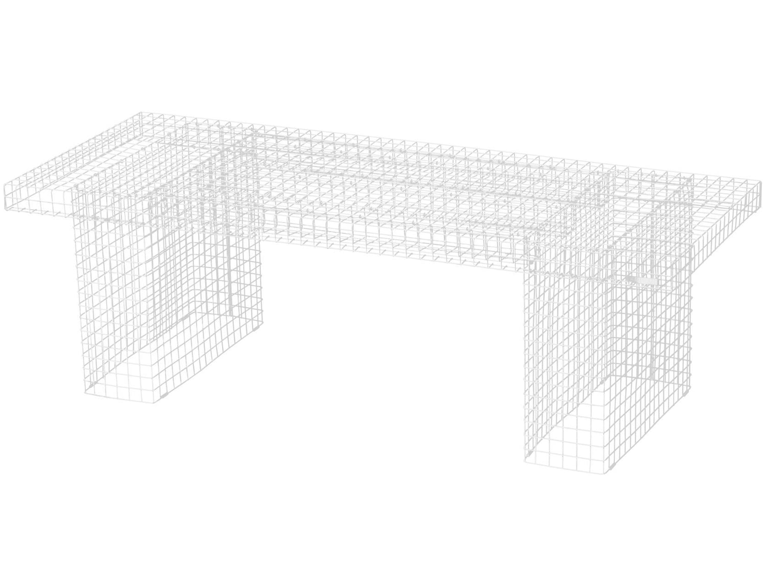 Kalager design soffbord, vitt