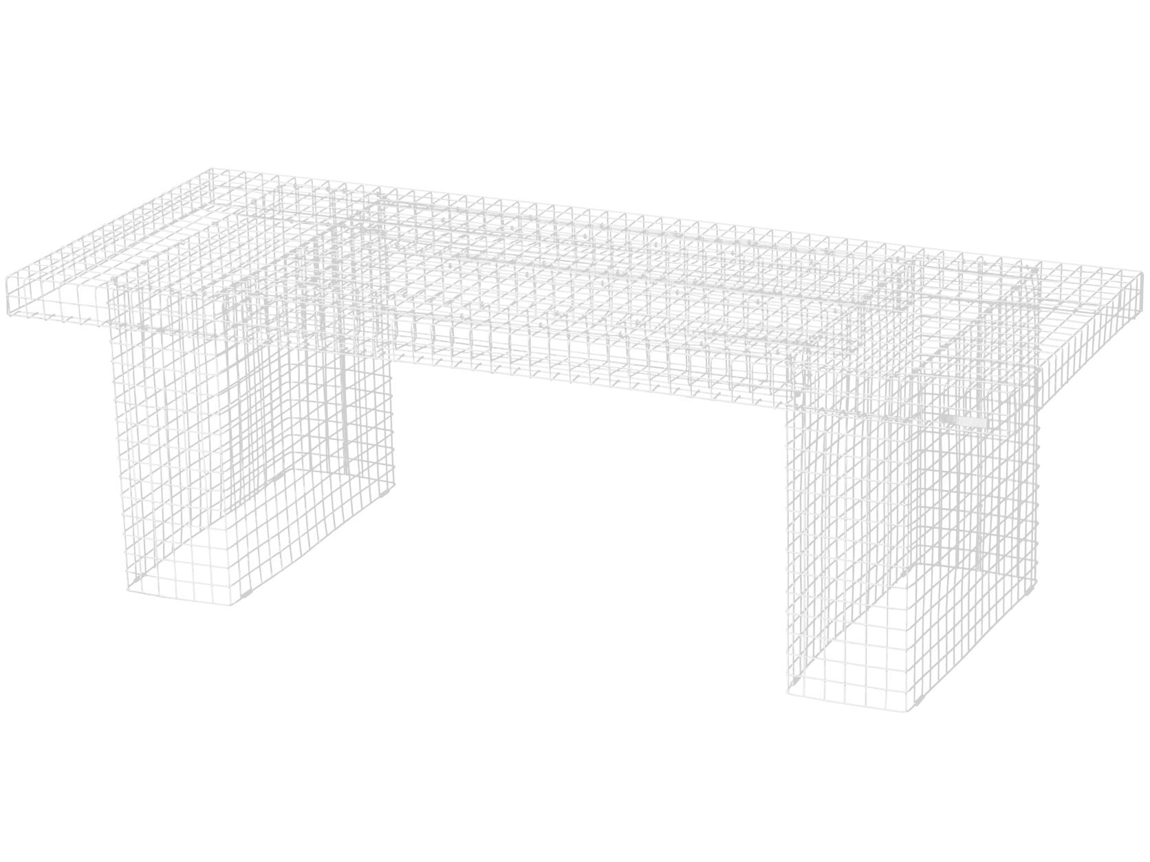 Kalager design soffbord, vitt