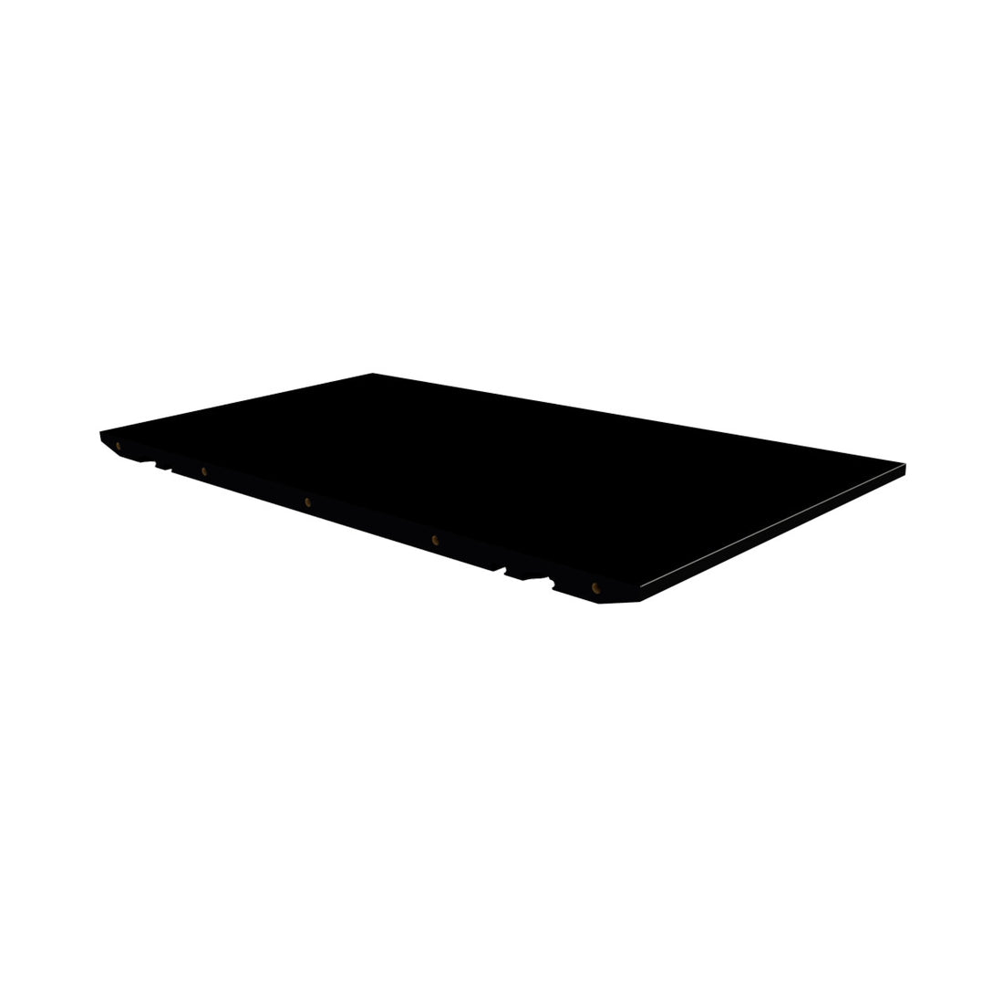 T1 Ytterligare platta för Andersen T1 Matbord - Svart laminat Diamond Black - 50x95 cm