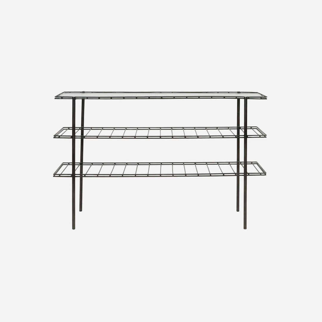 House Doctor Console/Table, Gany, Black-L: 35 cm, W: 130 cm, H: 85 cm