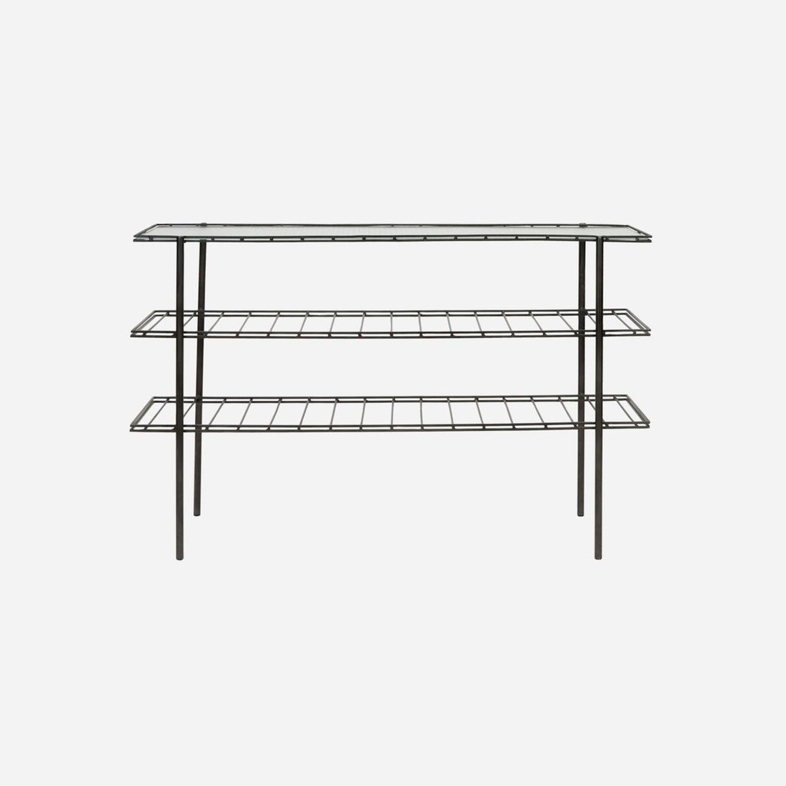 House Doctor Console/Table, Gany, Black-L: 35 cm, W: 130 cm, H: 85 cm