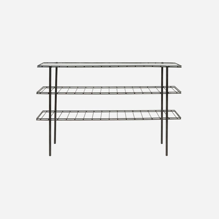 House Doctor Console/Table, Gany, Black-L: 35 cm, W: 130 cm, H: 85 cm