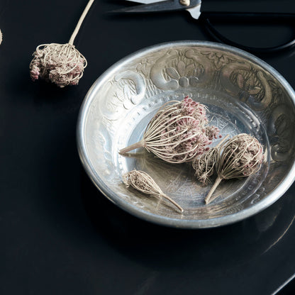 House Doctor - Bakke, Tura, Antique Silver - H: 3 cm, Dia: 15 cm