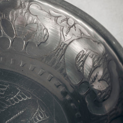 House Doctor - Bakke, Tura, Antique Silver - H: 3 cm, Dia: 15 cm