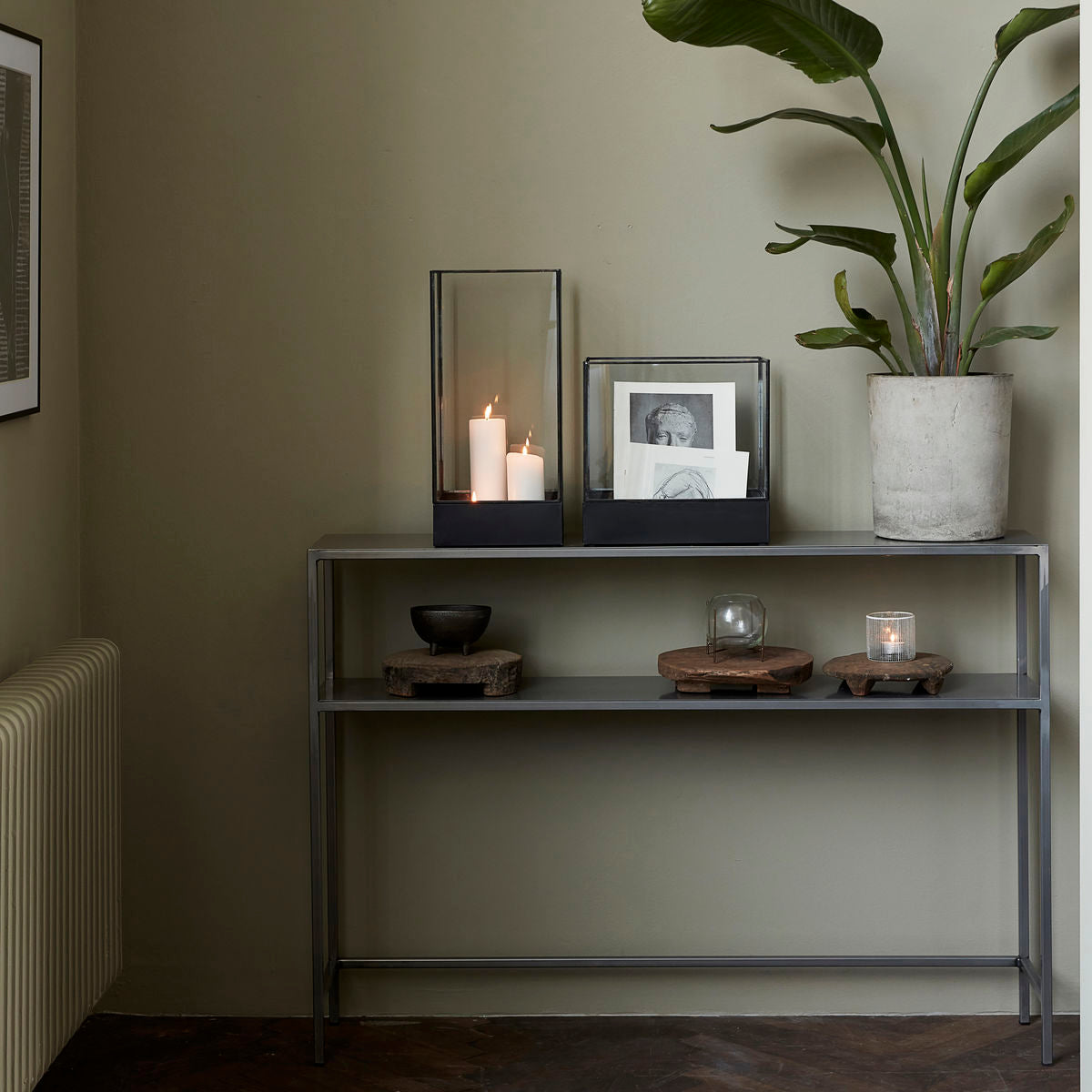 House Doctor - Displaybox, HDPlant, Svart antik