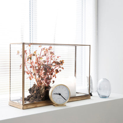 House Doctor - Displaybox, Antik metallic - l: 40 cm, b: 11 cm, h: 27 cm