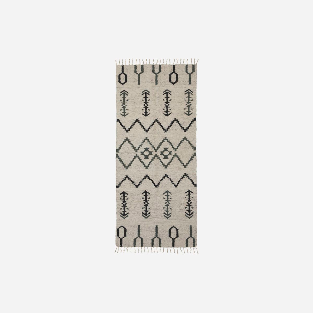 House Doctor Rug, Arte, Raw White-L: 240 cm, W: 100 cm